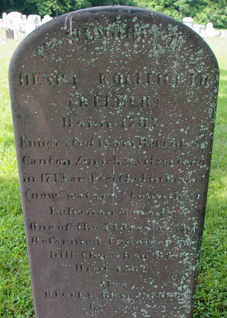 Heinrich Kelker tombstone photo