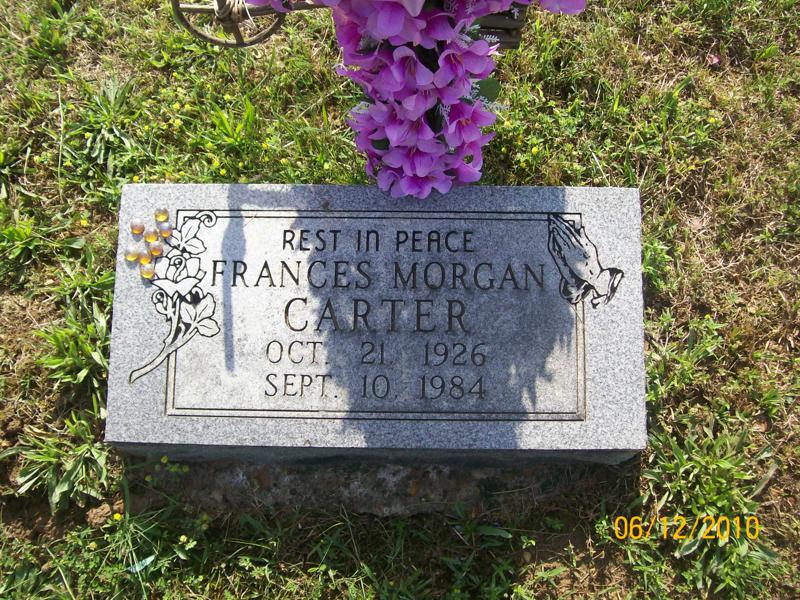 Frances Morgan Carter (1926 - 1984) - Find A Grave Photos