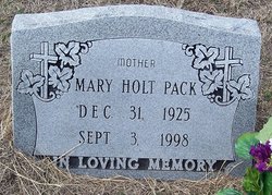 Mary <i>Holt</i> Pack Stitz